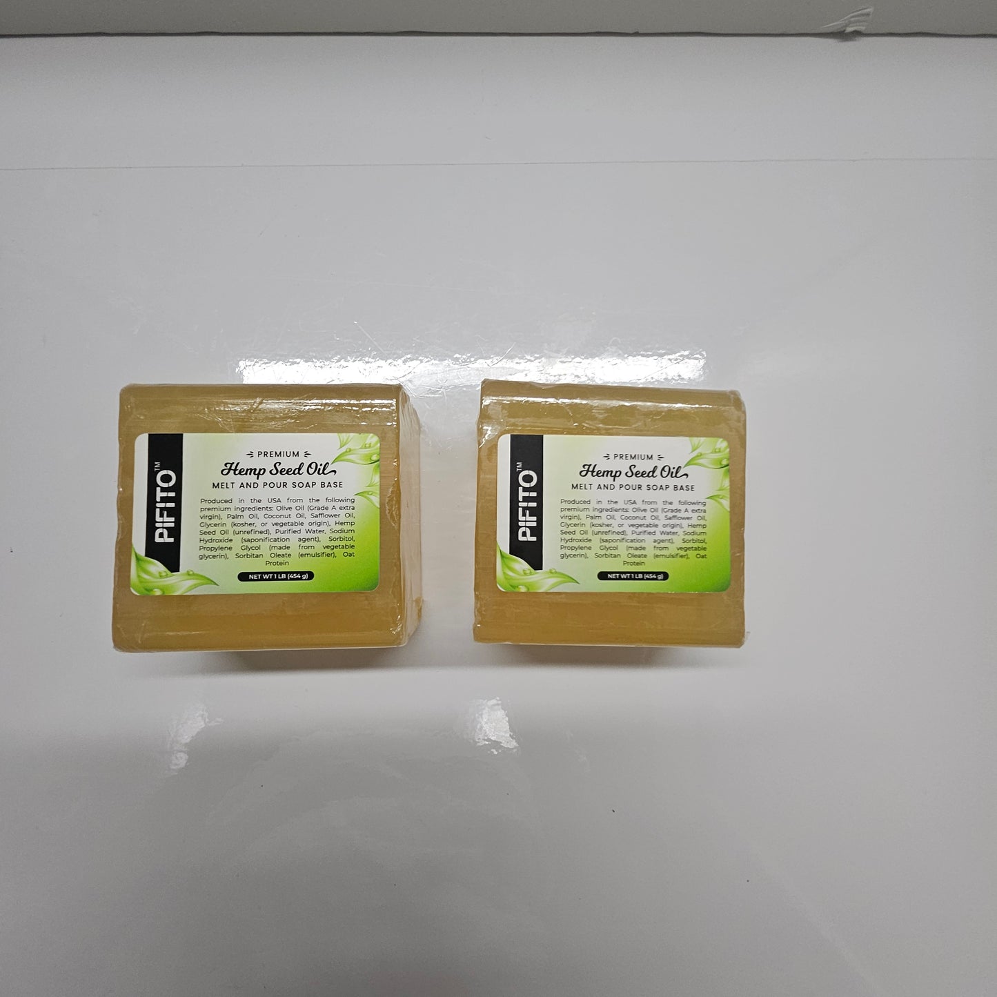 8LBS MELT & POUR SOAP BASE - SFIC, HEMP, OATMEAL AND HONEY