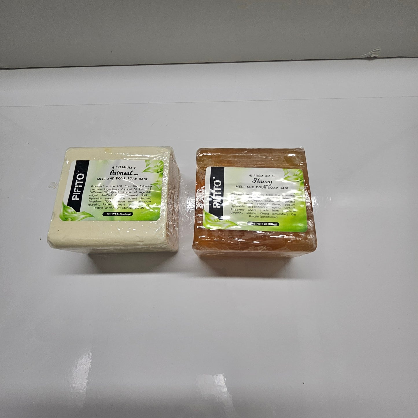 8LBS MELT & POUR SOAP BASE - SFIC, HEMP, OATMEAL AND HONEY