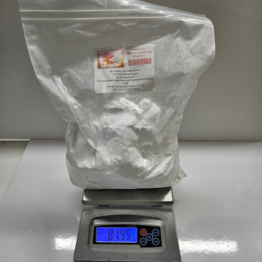 SLSA FINE- SODIUM LAURYL SULFOACETATE - 81.95 OZ ( LITTLE OVER 5LBS)