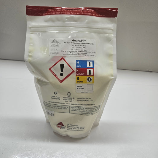 GUARCAT Cationic guar conditioning agent for hair UNOPENED 8OZ - LOTIONCRAFTER